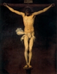 "Crocifisso" - dipinto - 1650-60 - «Museo de la Real Academia de Bellas Artes de San Fernando» Madrid - Spagna