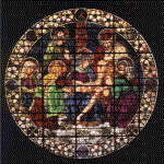 "Deposizione" - vetrata istoriata - 1444 - «Duomo» Firenze (FI) - Italia