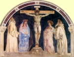 "Crocifissione" - affresco - 1455  - «Chiesa Sant'Apollonia» Firenze (FI) - Italia