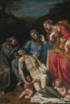 "Deposizione con San Francesco e Maria Maddalena" - dipinto - 1602-07 - «Musée du Louvre» Parigi - Francia