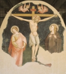 "Crocifissione di Gesù Cristo" - affresco - 1350 - «Chiesa di Sant'Onofrio» Fabriano (AN) - Italia