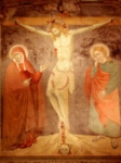 "Crocifissione di Gesù Cristo" - dipinto - XIV secolo - «Duomo» Orvieto (TR) - Italia