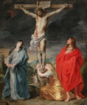 "Crocifissione con la Vergine, San Giovanni e la Maddalena" - dipinto - 1617-19 - «Musée du Louvre» Parigi - Francia