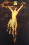 "Crocifisso" - dipinto - XVII secolo - «Museo Nazionale di Capodimonte» Napoli (NA) - Italia