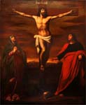 "Crocifissione" - dipinto - XVII secolo - «Chiesa di San Francesco dei cappuccini» Monterosso al Mare (SP) - Italia