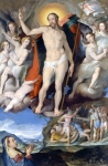 "Resurrezione di Gesù Cristo e la Vergine orante" - dipinto - 1575 circa - «Pinacoteca Nazionale» Bologna (BO) - Italia