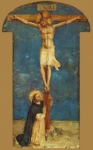 "San Domenico adorante la Croce" - dipinto - 1447-1450 - «San Marco Museum» Firenze (FI) - Italia
