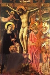 "Crocifissione" - dipinto - meta XV secolo - «La Pinacoteca Civica» Spello (PG) - Italia