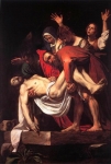 "La deposizione nel sepolcro" - dipinto - 1602-04 - «Pinacoteca» Città del Vaticano - Città del Vaticano