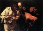 "Incredulità di san Tommaso" - dipinto - 1601-02 - «Bildergalerie» Potsdam-Sanssoucis - Germania
