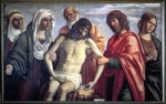 "Cristo in Deposizione sostenuto dalla Madonna, Nicodemo e san Giovanni Evangelista con le Marie" - dipinto - XV secolo - «?» attuale-posizione-sconosciuta - 