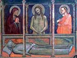 "Pietà" - affresco - metà XIV secolo - «Chiesa di San Francesco» Pistoia (PT) - Italia