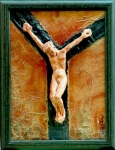 "Cristo in croce" - scultura - 1997 - «?» attuale-posizione-sconosciuta - 