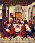 "Ultima Cena" - dipinto - 1464-67 - «Cattedrale St-Pierre» Leuven - Paesi Bassi