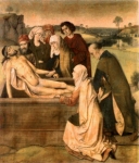 "La deposizione nel sepolcro" - dipinto - 1475 - «National Gallery» Londra - Regno Unito