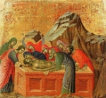 "Sepoltura" - dipinto - 1311 - «Duomo» Siena (SI) - Italia