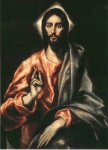 "il Salvatore" - dipinto - 1610-14 - «Museo El Greco» Toledo - Spagna