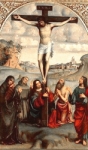 "Crocifissione" - dipinto - 1485 circa - «Gallerie Comunali» Bologna (BO) - Italia