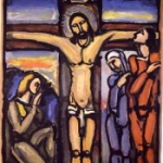 "Crocifissione" - dipinto - XX secolo - «?» attuale-posizione-sconosciuta - 