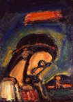 "Crocifissione" - dipinto - 1937 - «The Foundation Georges Rouault» Parigi - Francia