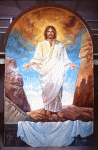 "Resurrezione di Cristo" - dipinto - 1990 ca - «Chiesa del Cimitero di San Michele» Cagliari (CA) - Italia