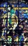 "Deposizione" - vetrata istoriata - 1444 - «Basilica di Santa Croce» Firenze (FI) - Italia