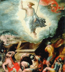"Resurrezione" - dipinto - XVI secolo - «Pinacoteca Civica A. Vernarecci» Fossombrone (PU) - Italia