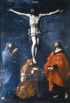 "Gesù Cristo Crocifisso, la Vergine Addolorata, Santa Maria Maddalena e San Giovanni" - dipinto - 1617  - «Pinacoteca Nazionale» Bologna (BO) - Italia