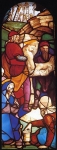 "Trasporto del Cristo al Sepolcro" - vetrata istoriata - XVI secolo - «Palazzo Capponi Govoni» Firenze (FI) - Italia