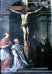 "Il Crocifisso tra San Bartolomeo e Sant'Antonio" - dipinto - 1776 - «Pieve di S. Andrea a Doccia» Pontassieve (FI) - Italia