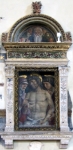 "Cristo morto, la Vergine e San Giovanni" - dipinto - XV secolo - «Chiesa Santa Maria dei Servi» Padova (PD) - Italia
