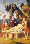 "Sepoltura di Gesù" - dipinto - 1500-1506 - «Chiesa della Santissima Annunziata» Bologna (BO) - Italia