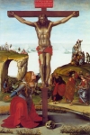 "La Crocifissione e Santa Maria Maddalena" - dipinto - 1500 - «Galleria degli Uffizi» Firenze (FI) - Italia