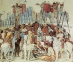 "Crocifissione" - dipinto - 1500 circa - «Oratorio San Crescentino» Citta' di Castello (PG) - Italia