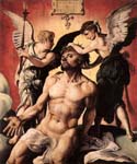 "Cristo uomo dei dolori" - dipinto - 1553 - «Museo delle Belle Arti» Ghent - Belgio