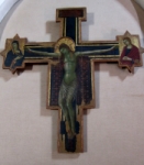 "Croce dipinta" - crocifisso - XIII secolo - «Propositura dei SS. Ippolito e Cassiano» Bibbiena (AR) - Italia