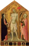 "Christus Patiens" - dipinto - 1420-25 - «Museo della basilica di S. Maria delle Grazie» San Giovanni Valdarno (AR) - Italia