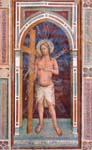 "Cristo portacroce" - affresco - 1420-1425 - «Basilica di S. Miniato al Monte» Firenze (FI) - Italia