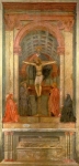 "Santissima Trinità con la Vergine e S. Giovanni" - dipinto - 1425 - «Basilica Santa Maria Novella» Firenze (FI) - Italia