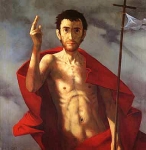 "Cristo Redentore" - dipinto - 1984 - «?» attuale-posizione-sconosciuta - 