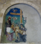 "Deposizione" - affresco - XVI secolo - «Chiesa di San Giovanni Gerosolimitano» Tarquinia (VT) - Italia