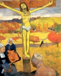 "Crocifissione: Cristo giallo" - dipinto - 1889  - «Albright-Knox Art Gallery» Buffalo (New York) - Stati Uniti d'America