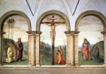 "The Pazzi Crucifixion" - dipinto - 1494-96 - «Chiesa S. Maria Maddalena dei Pazzi» Firenze (FI) - Italia