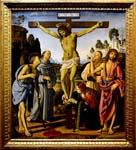 "Crocifissione di Cristo" - dipinto - 1483-85 - «Galleria degli Uffizi» Firenze (FI) - Italia
