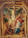 "Crocifissione con santi" - dipinto - XVII secolo - «?» attuale-posizione-sconosciuta - 