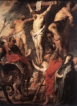 "Cristo sulla croce tra due ladroni" - dipinto - 1619-20 - «Koninklijk Museum voor Schone Kunsten» Anversa - Belgio