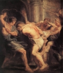 "La flagellazione di Cristo" - dipinto - XVII secolo - «Museo delle Belle Arti» Ghent - Belgio