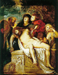 "La Deposizione" - dipinto - 1602 - «Galleria Borghese» Roma (RM) - Italia