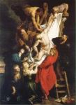 "Discesa dalla croce" - dipinto - 1611-14 - «Cattedrale» Anversa - Belgio