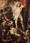 "La resurrezione di Cristo" - dipinto - 1612 - «Cattedrale» Anversa - Belgio